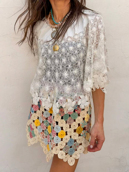 Yoyo Mini Skirt Cream Soda