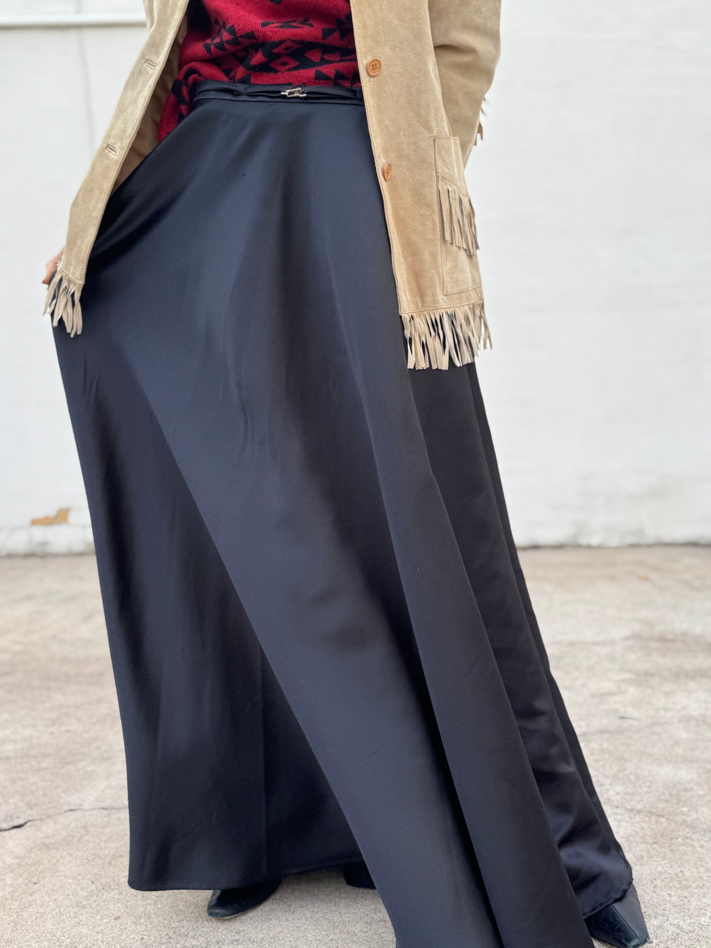 Ralph Lauren Satin Full Skirt