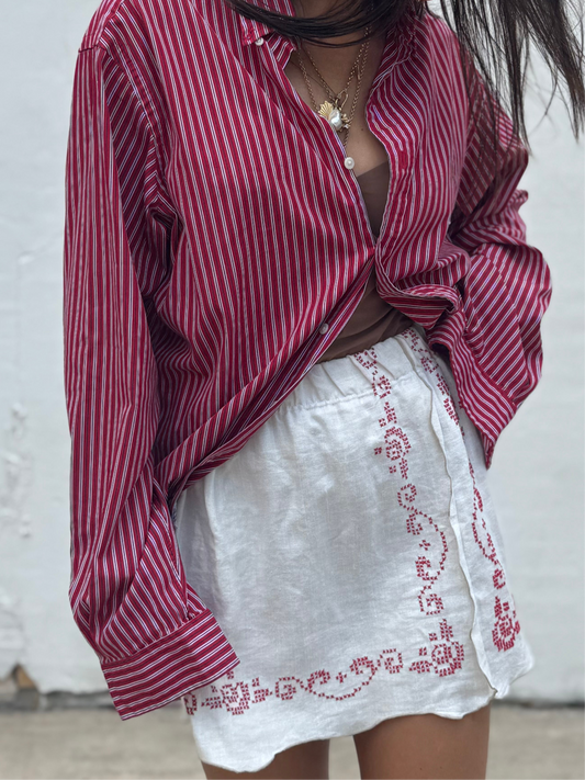 Cross-stitch Mini Skirt