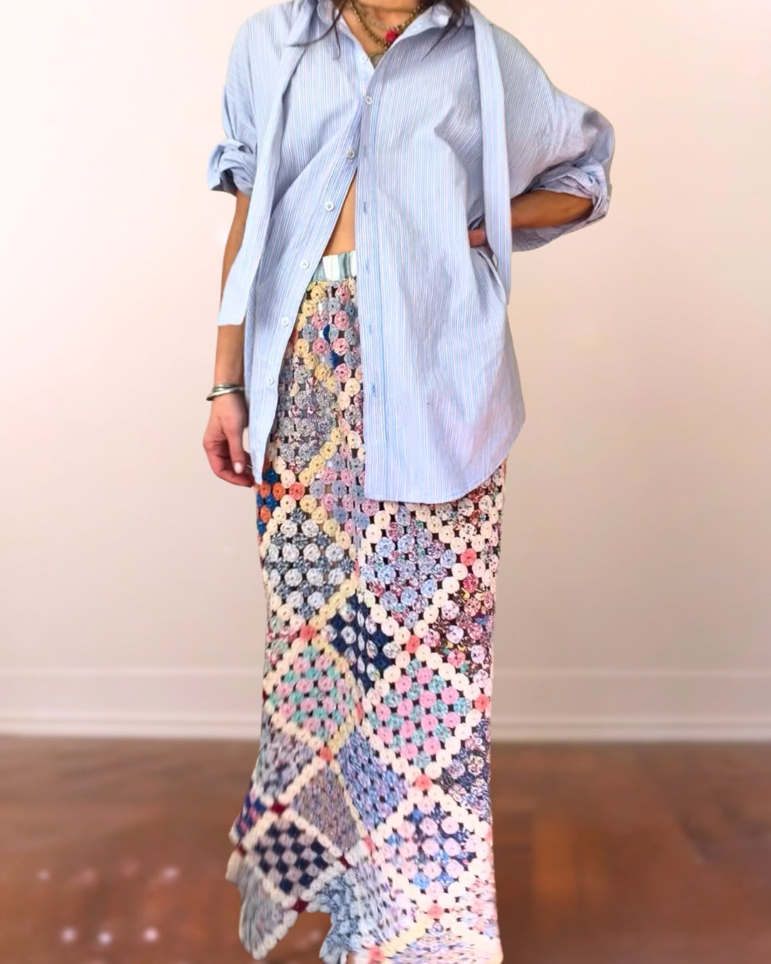 Yoyo Maxi Skirt in House of Cards