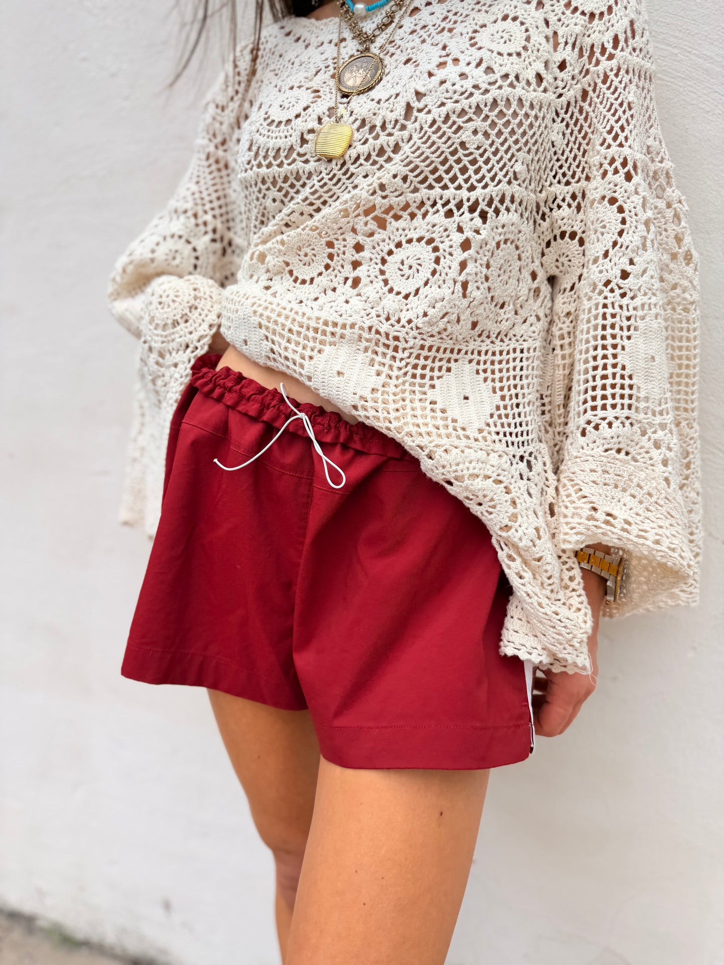 Adidas Nylon Bungee Shorts