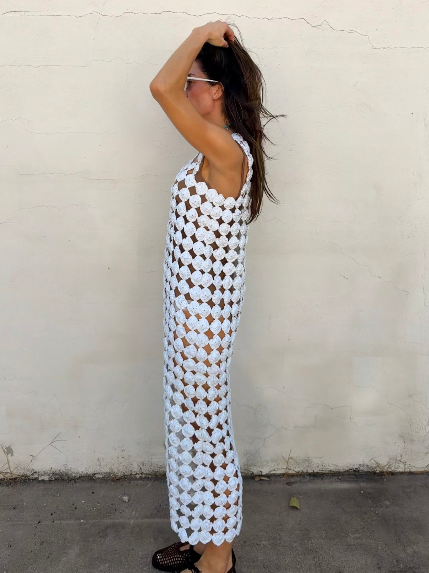 Yoyo Maxi Dress White