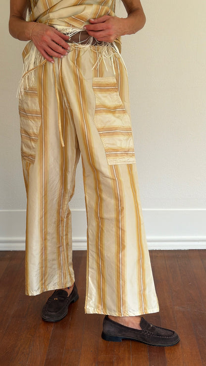 Tan Drawstring Pants