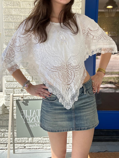 Rework Lace Top