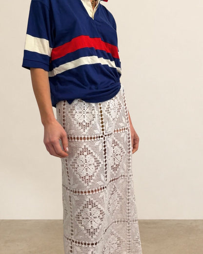 Vintage Striped Short Sleeve Rugby