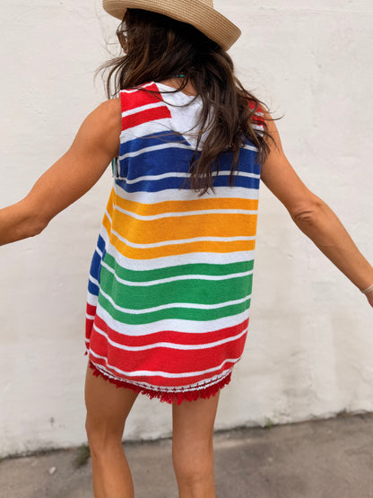 Vintage Stripe Towel Dress Primary