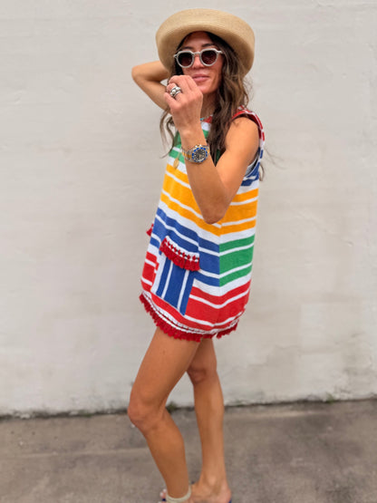 Vintage Stripe Towel Dress Primary