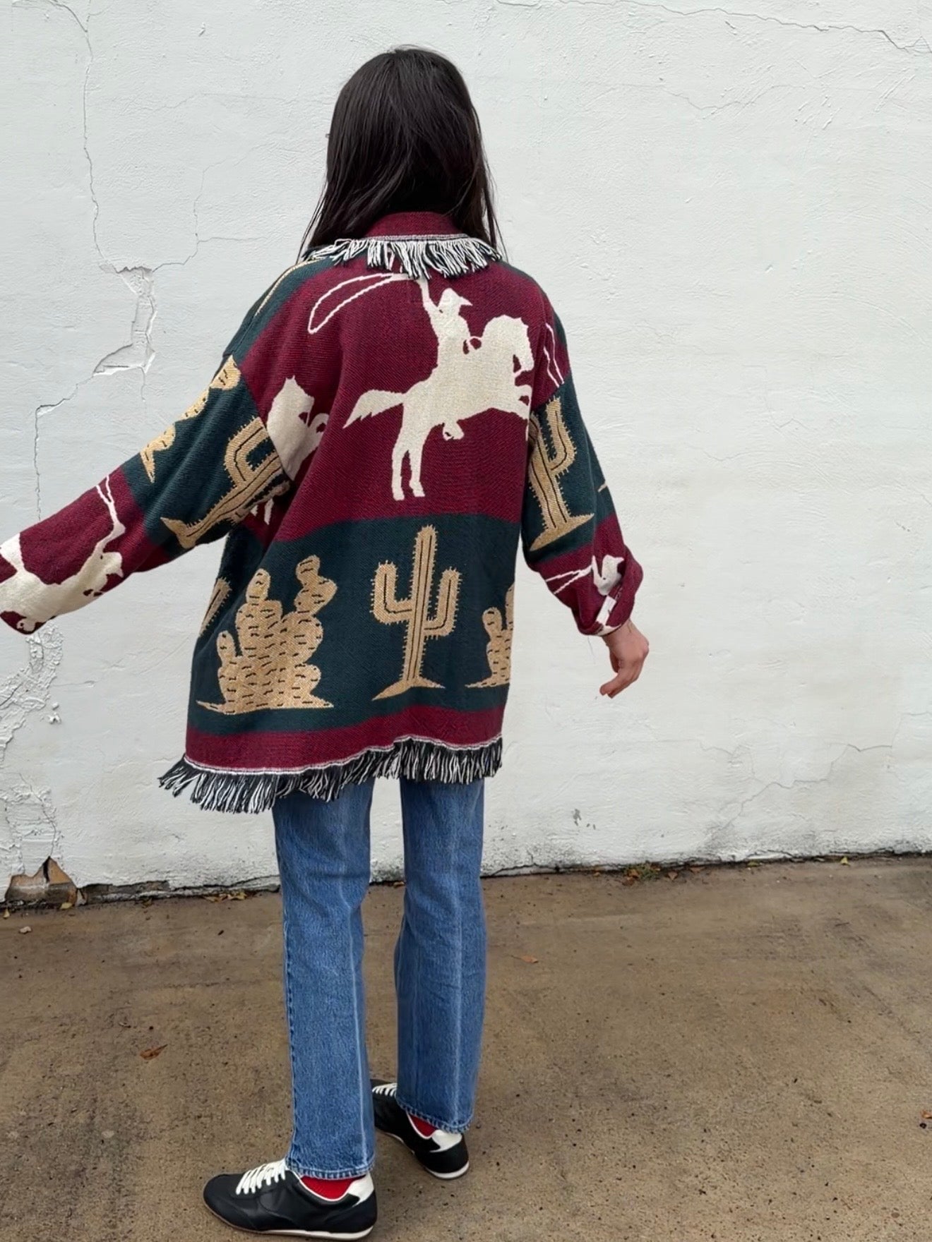 Cowboy Tapestry Cardigan