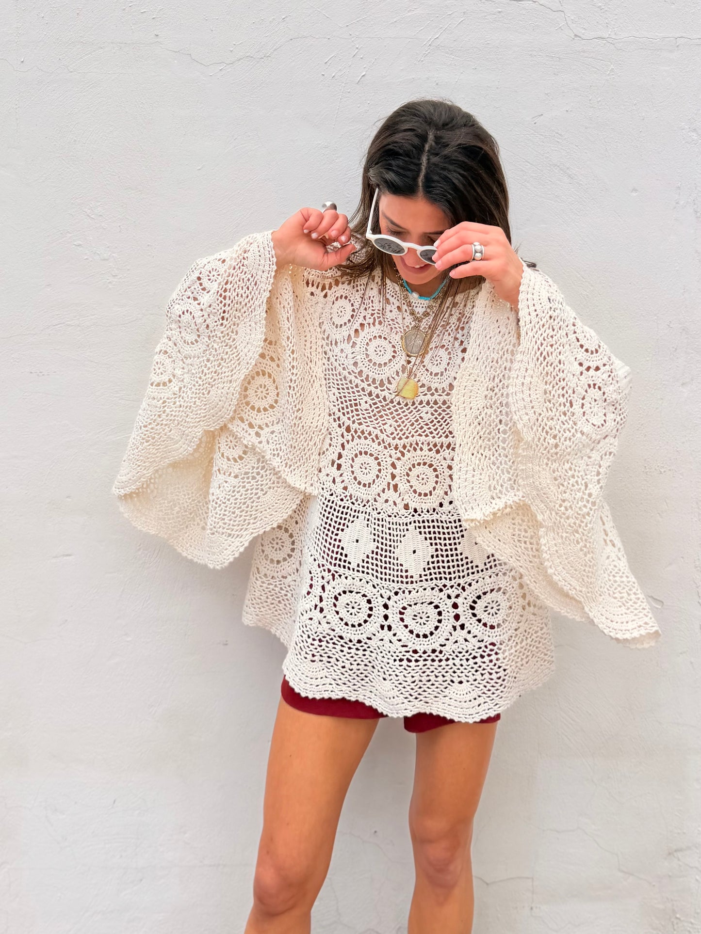 Crochet Poncho Tunic