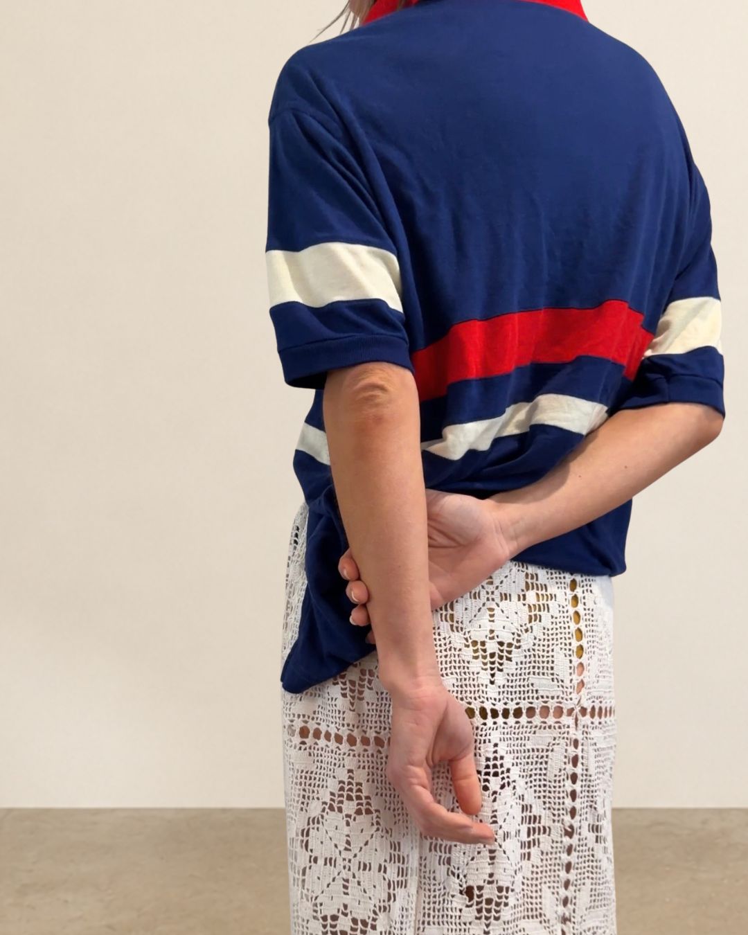 Vintage Striped Short Sleeve Rugby