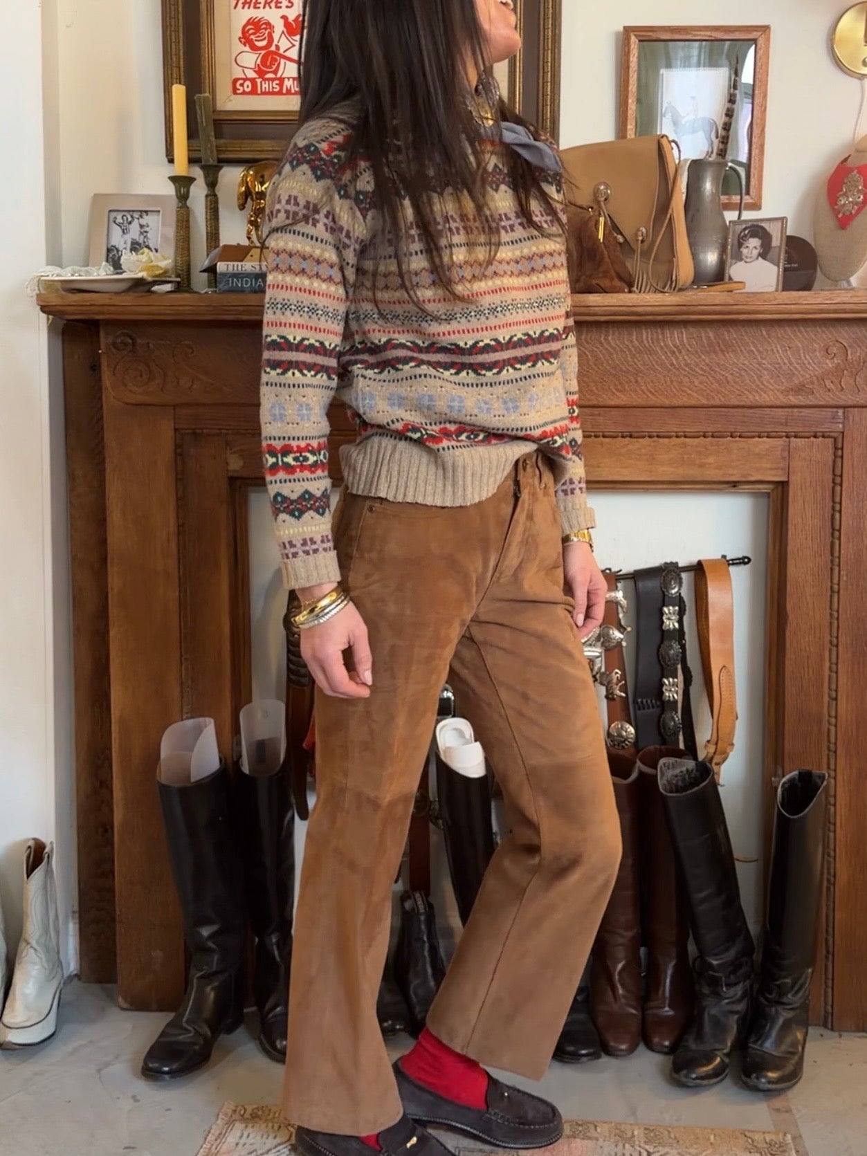 Fair Isle Wool Sweater Multi