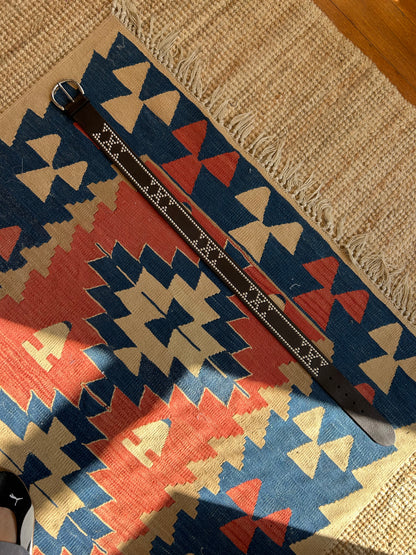 Black Studded Belt