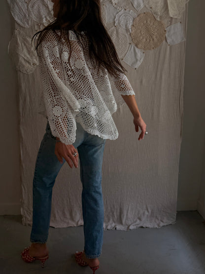 Crochet Poncho Top