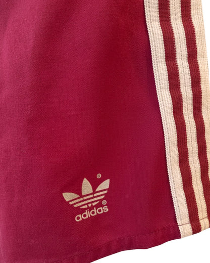 Vinatge Adidas Trefoil Shorts Deep Red
