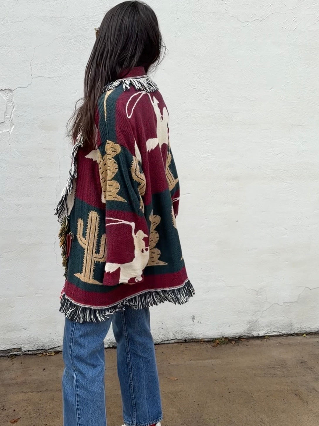 Cowboy Tapestry Cardigan