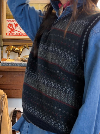 Fair Isle Sweater Vest