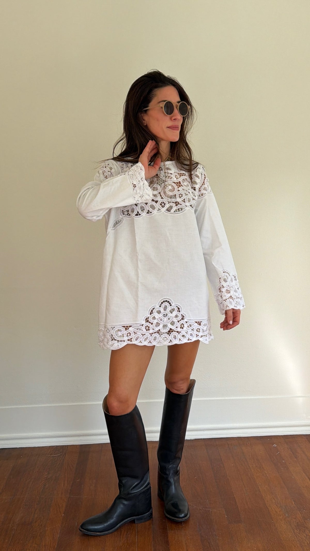 Tablecloth Mini Dress