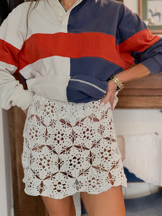 Crochet Mini Skirt