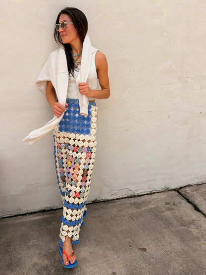 Yoyo Maxi Skirt in Bomb-pop