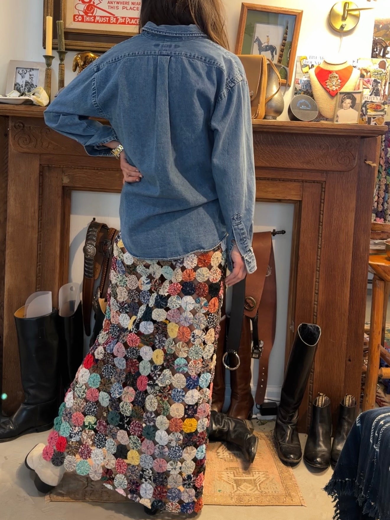 Yo-yo Maxi Skirt Multi Jewel