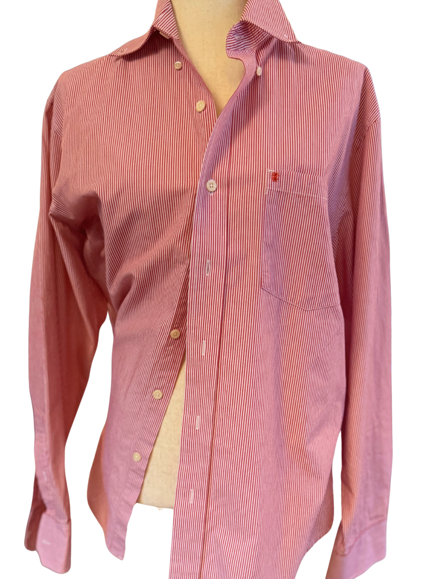 Red Stripe Izod Shirt