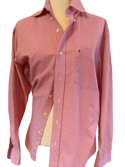 Red Stripe Izod Shirt
