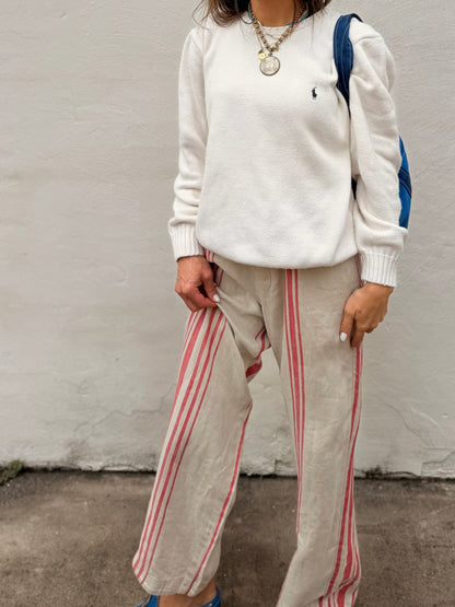 Ralph Lauren Linen Stripe Pant