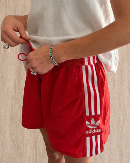 Vintage Red Adidas Nylon