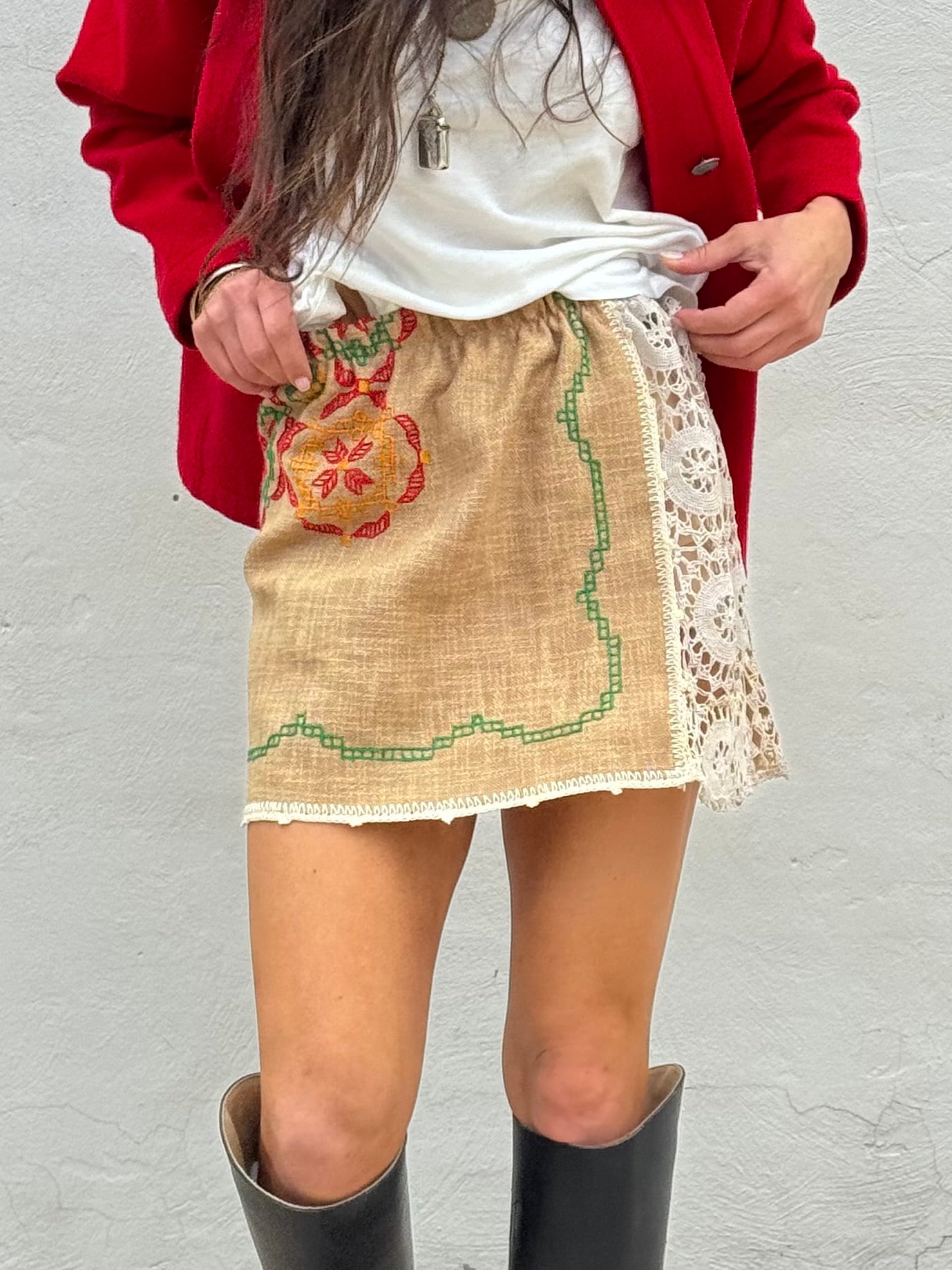 Hungarian Cross Stitched Mini