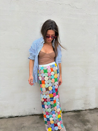 Yo-yo Maxi Skirt Confetti