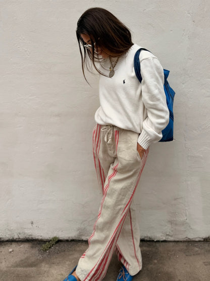 Ralph Lauren Linen Stripe Pant