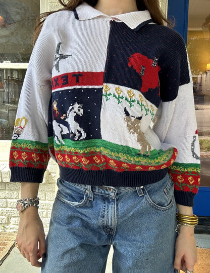 Vintage Texas Knit Pullover