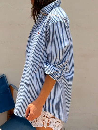 Ralph Blue Stripe Shirt