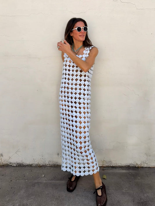 Yoyo Maxi Dress White