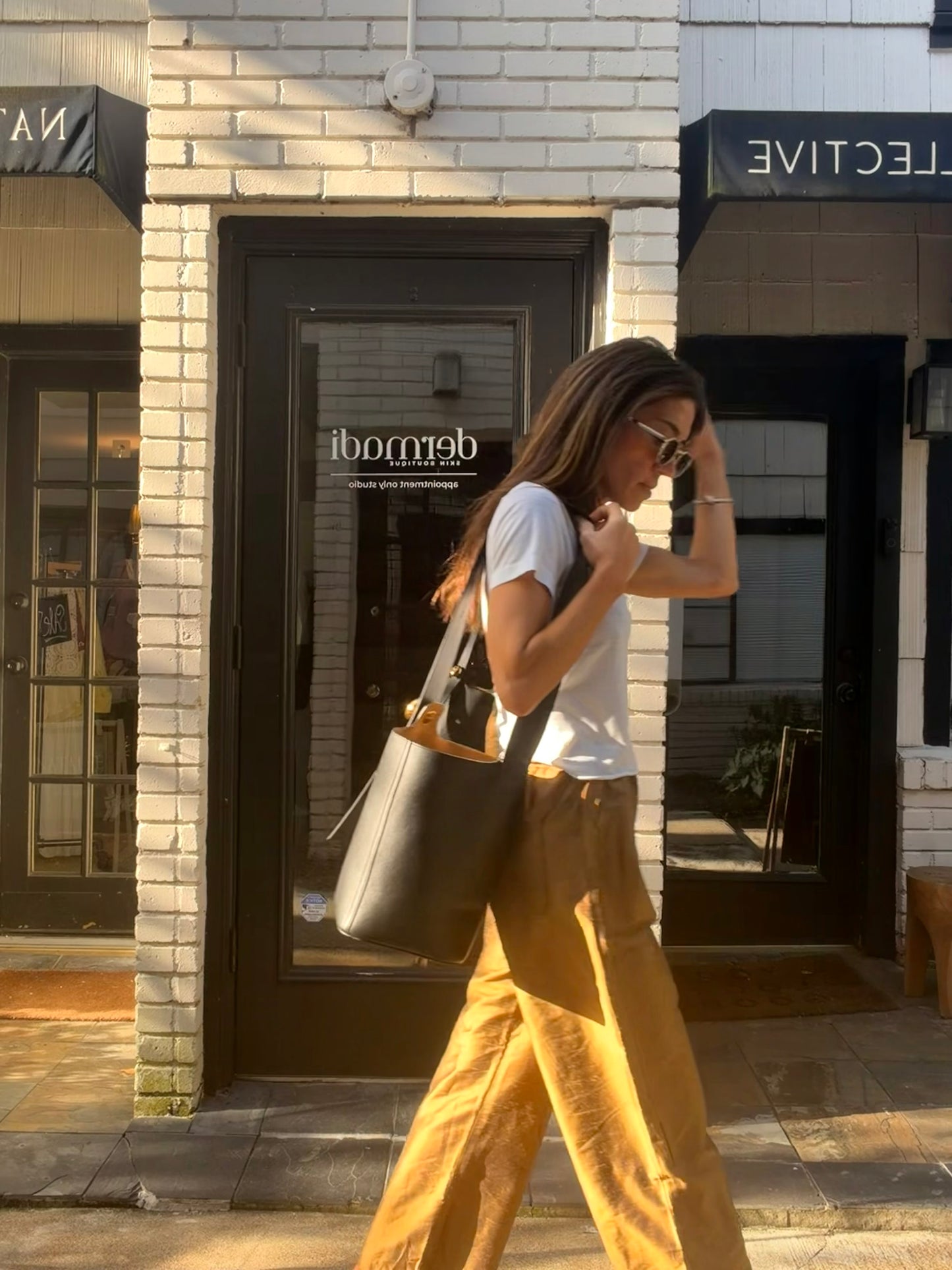 Dupioni Silk Drawstring Pants Golden Brown