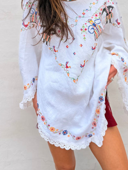 Eastern European Folk Embroidered Tunic