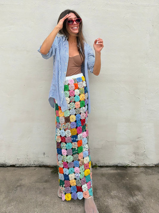 Yo-yo Maxi Skirt Confetti