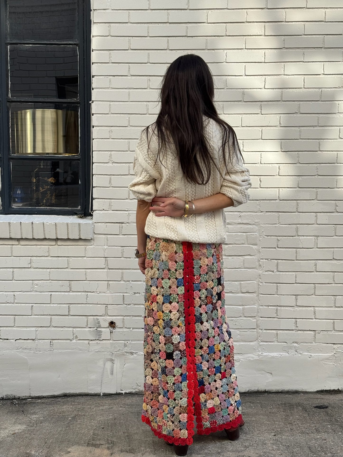 Yo Yo Maxi Skirt Red Stripe