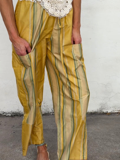Taffeta Stripe Pants