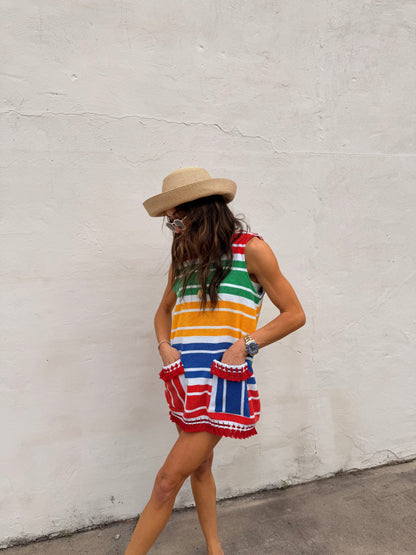 Vintage Stripe Towel Dress Primary