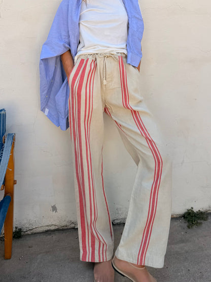Ralph Lauren Linen Stripe Pant