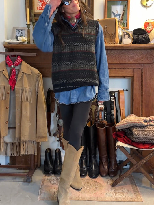 Fair Isle Sweater Vest