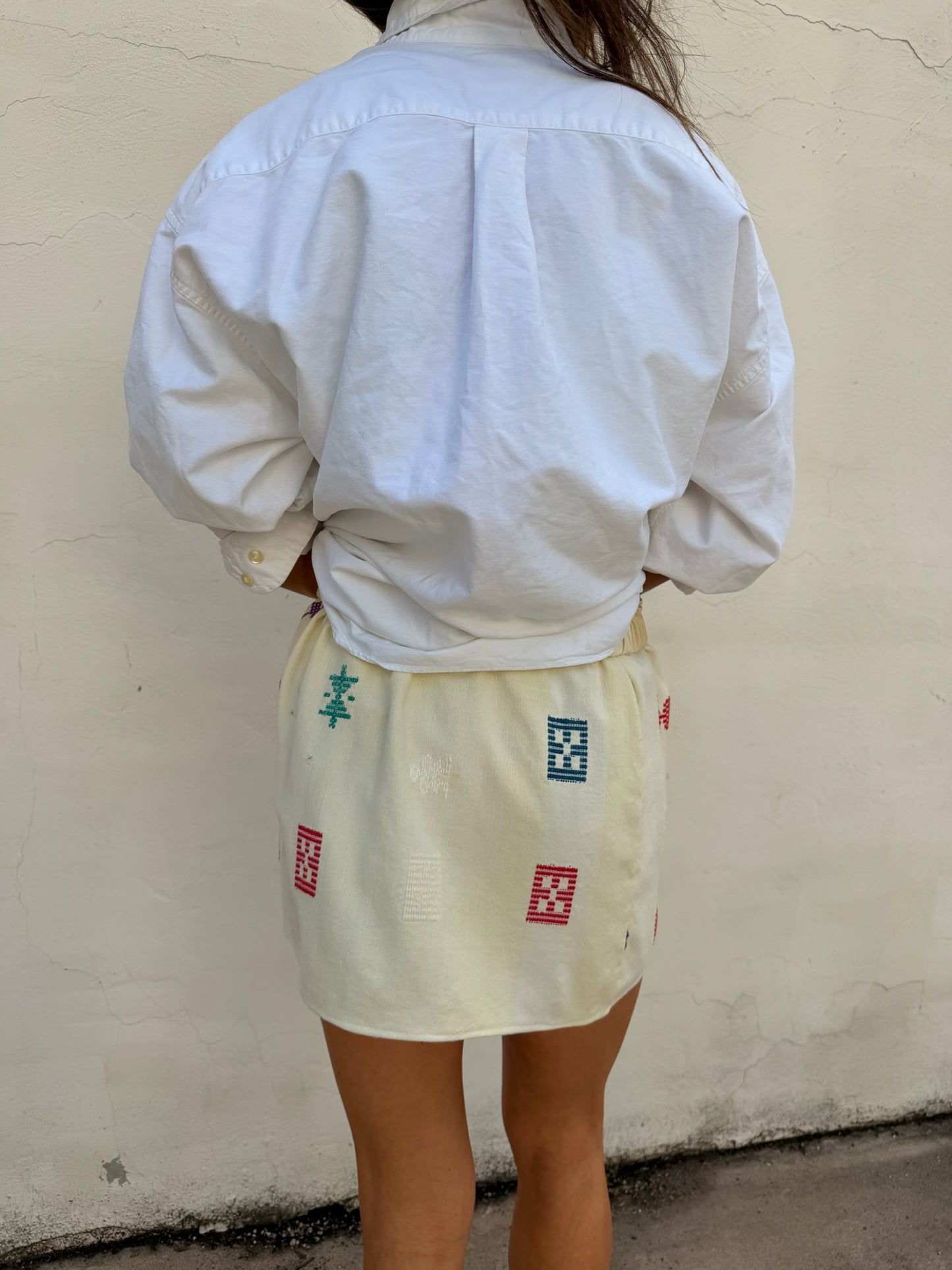 Garcia Familia Tablecloth Mini Skirt