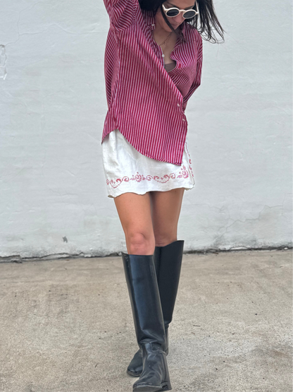 Cross-stitch Mini Skirt