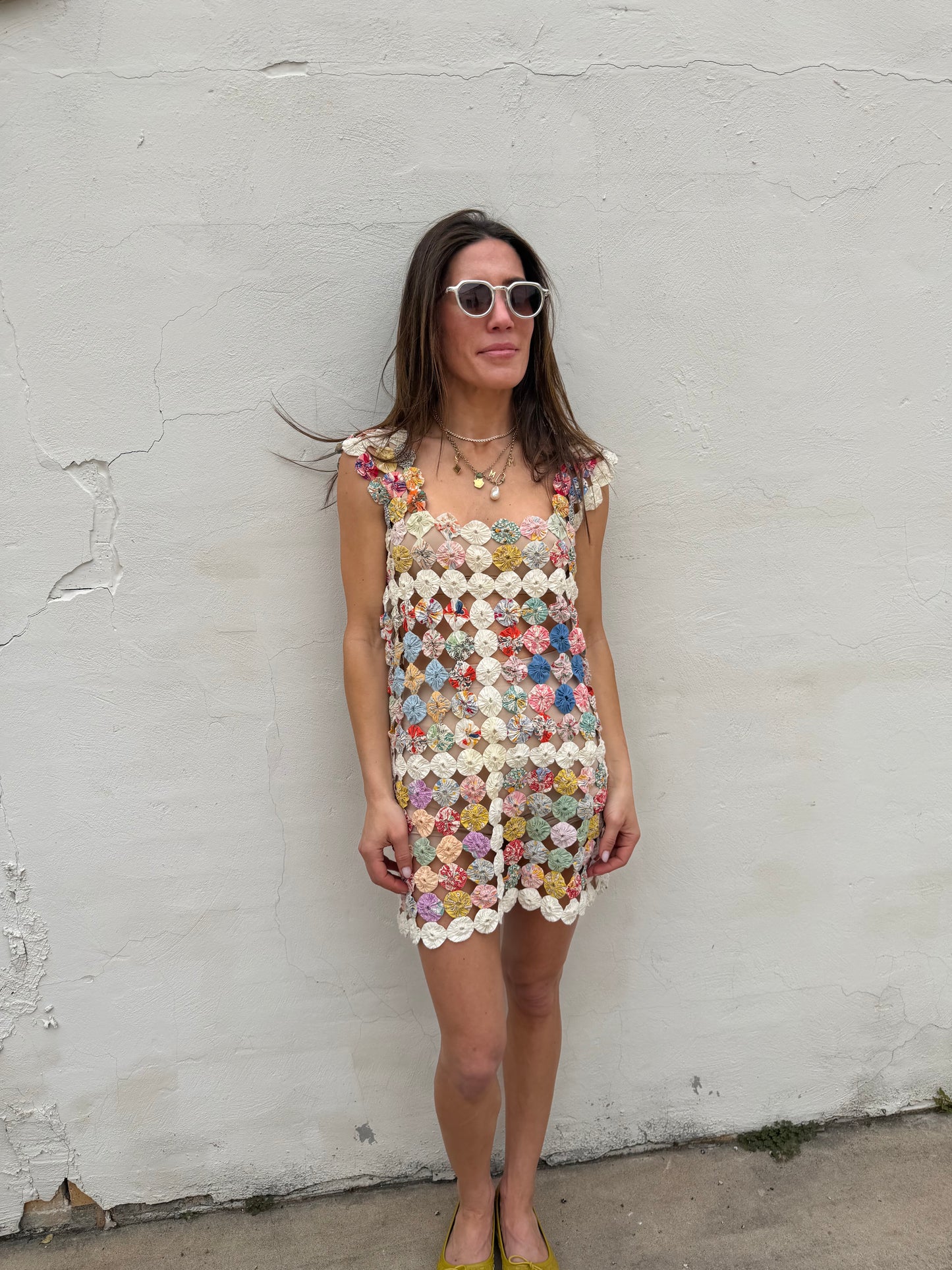 Yoyo Mini Dress Creamsicle