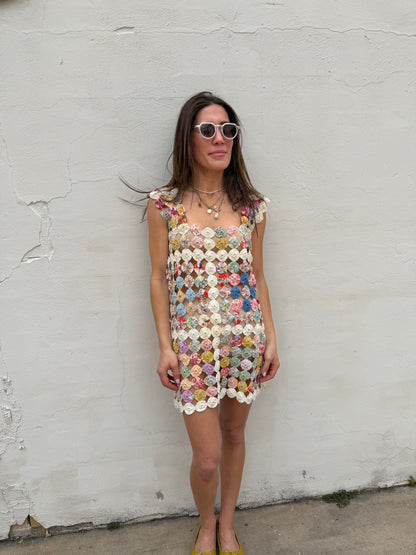 Yoyo Mini Dress Creamsicle