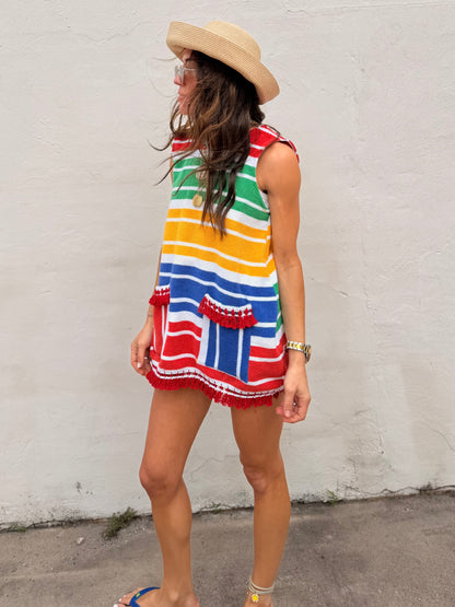 Vintage Stripe Towel Dress Primary