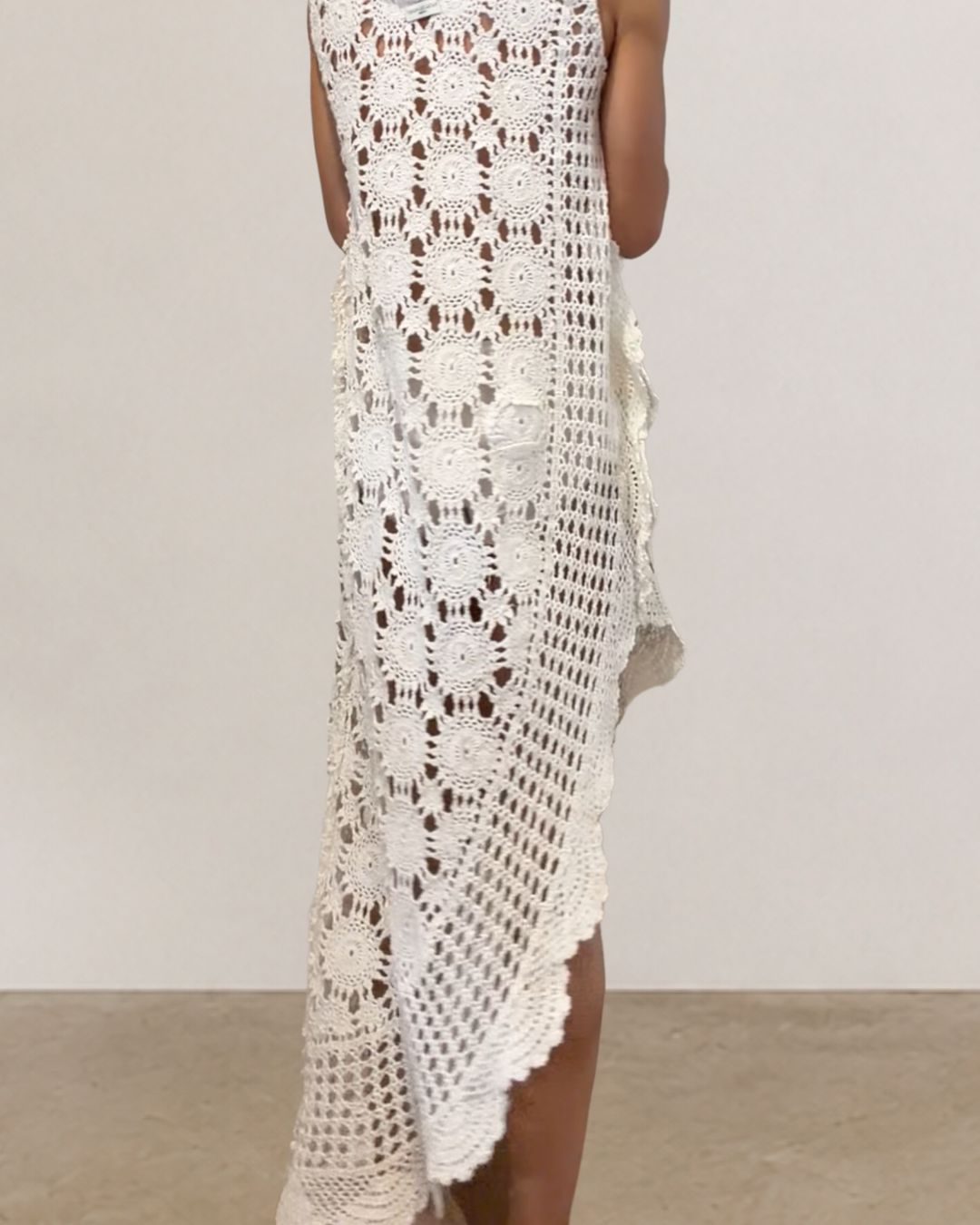 Asymmetrical Crochet Dress
