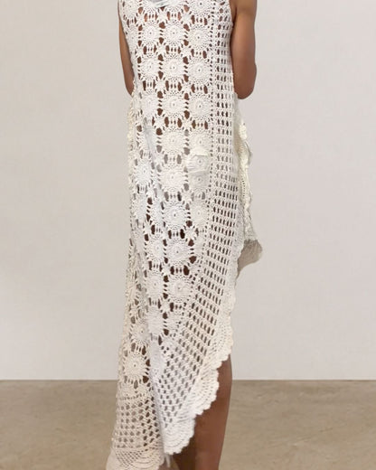 Asymmetrical Crochet Dress