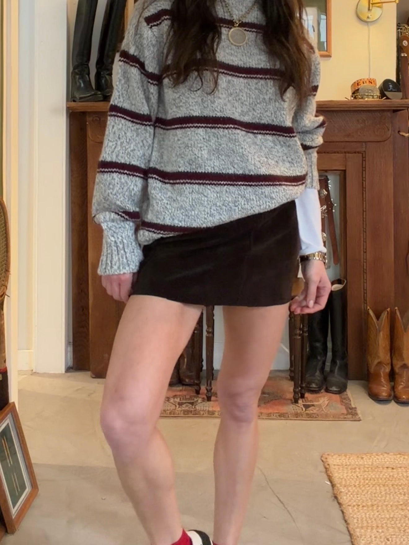 Knit Striped Sweater S/M